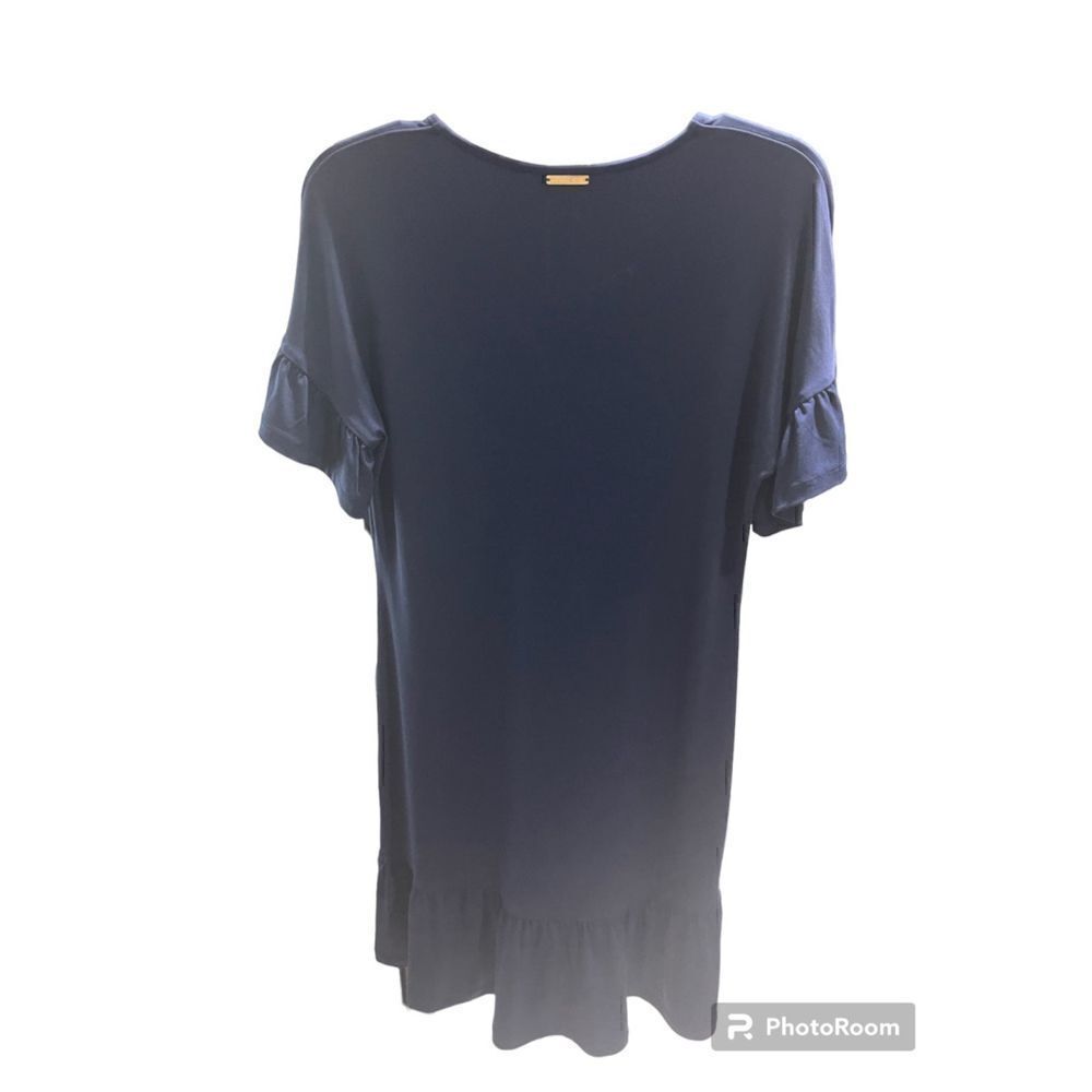 Michael Kors Shirt Dress XS Navy Blue - Picture 2 of 3